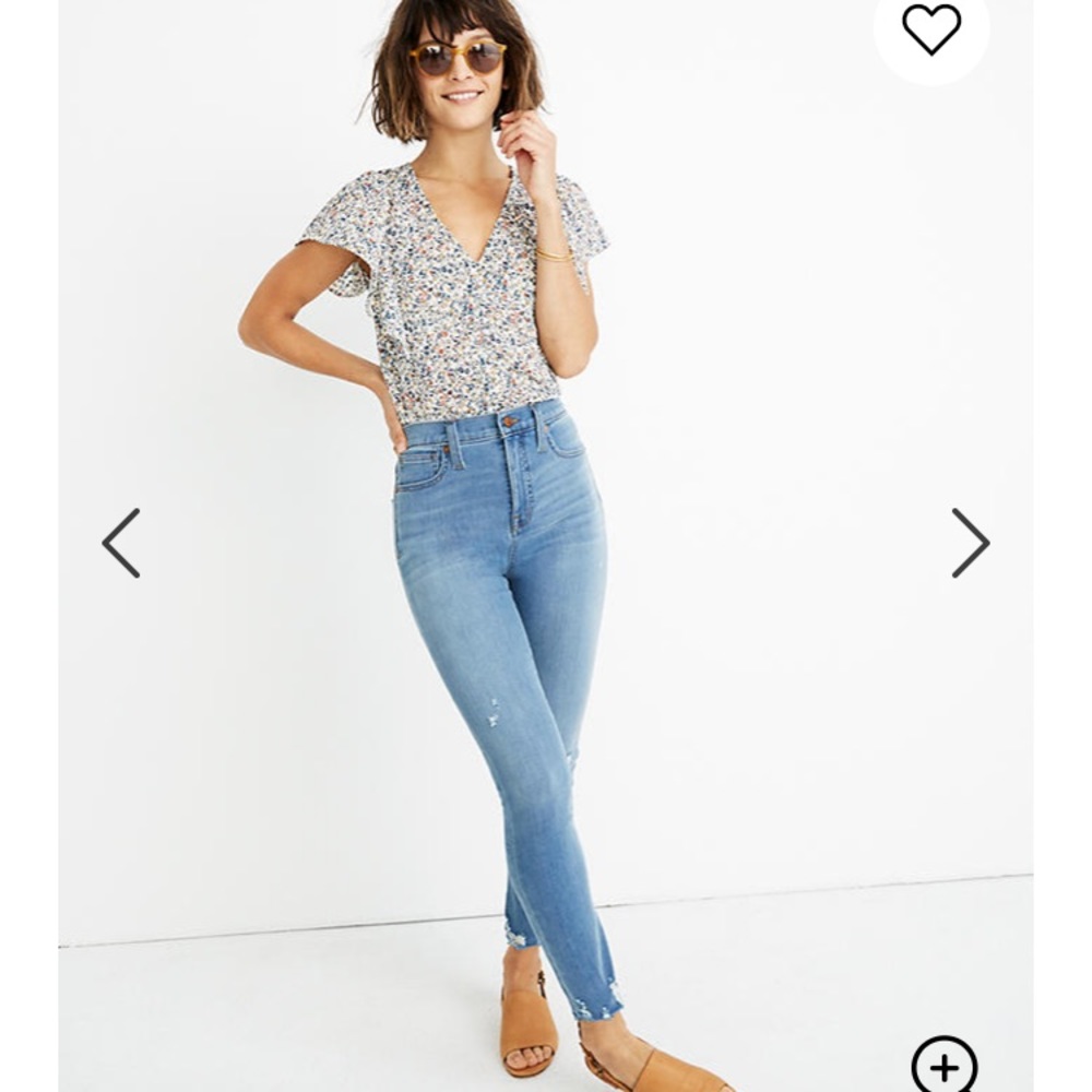 Madewell 10 inch rise jeans